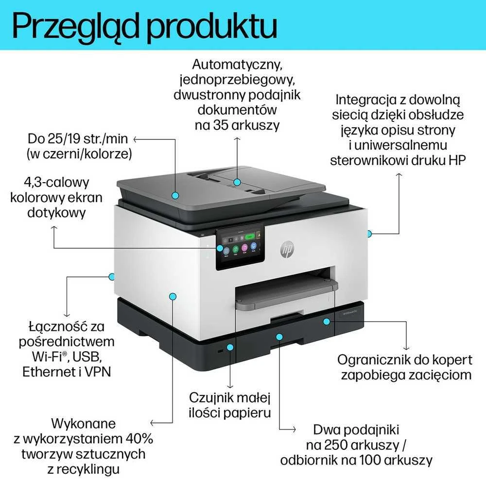 Spausdintuvas - HP OfficeJet Pro 9130b
