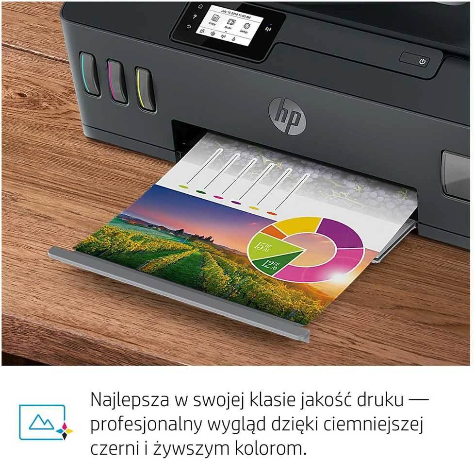Spausdintuvas HP Smart Tank 615 Atrament Kolor ADF USB WiFi