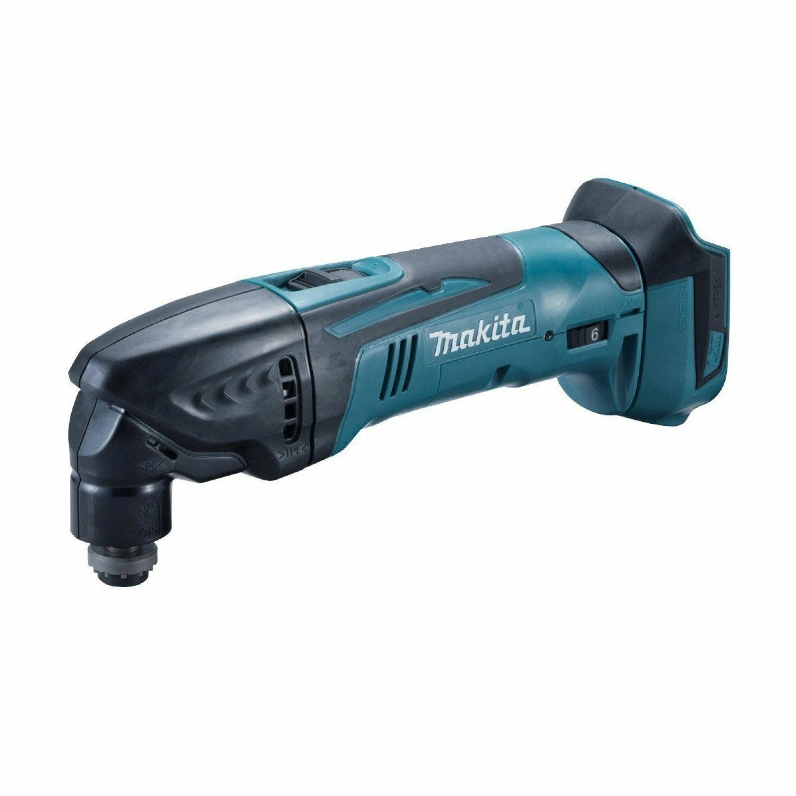 Makita DTM50Z Akumuliatorinis universalus švytuoklinis įrankis 18V 6000-20000 judesiai per min, amplitudė 3,2°; Be akumuliatorių ir kroviklio!