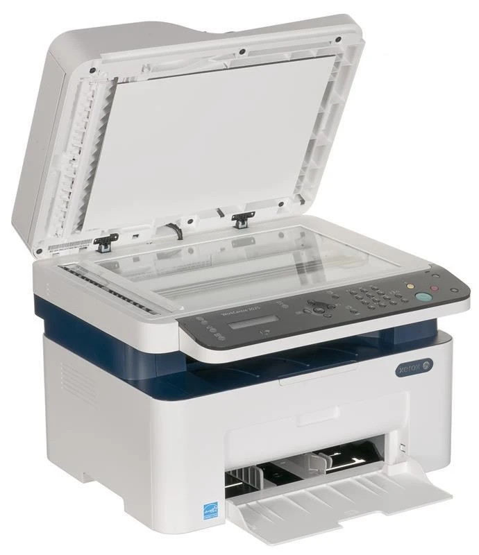 Spausdintuvas Xerox WorkCentre 3025NI, A4, kopijavimas / spausdinimas / nuskaitymas / faksas, ADF, 20 ppm, 15 000 mėn., 128 Mb, 8,5 sek., 150 lapų, USB 2.0, WiFi, Tinklinis
