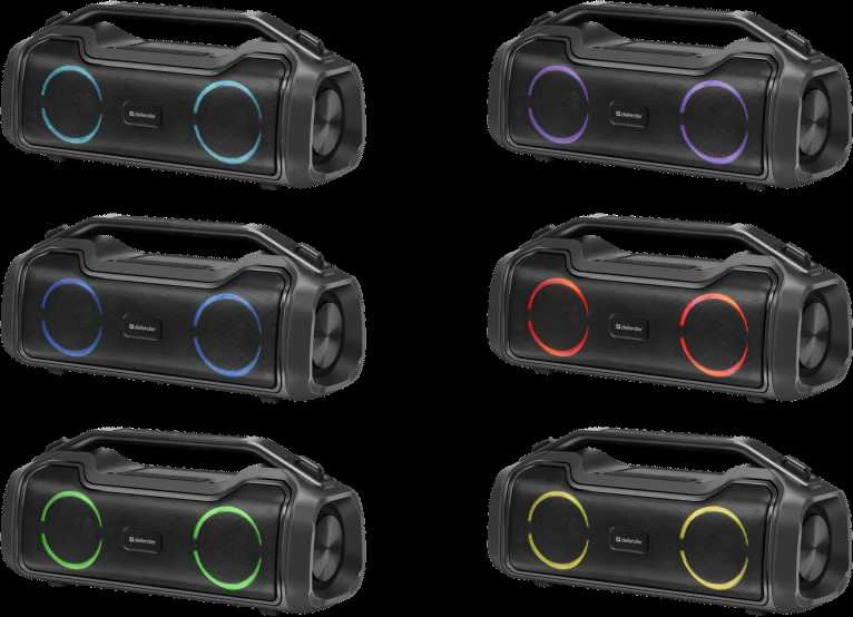 DEFENDER BEATBOX 50 BLUETOOTH GARSIAKARUSIS 50W BT/RGB/TF/TypeC/IPX5/PWB
