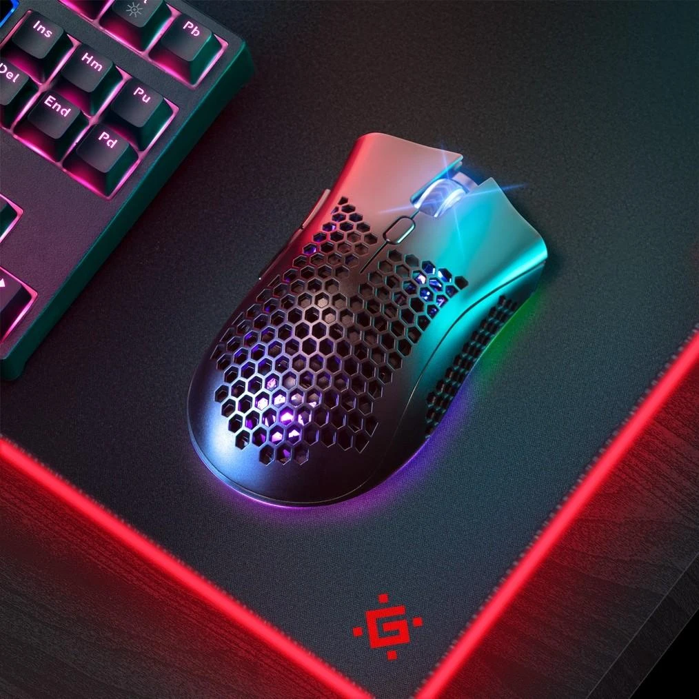 Kompiuterio Pelė - Defender GM-709L Warlock 52709 su RGB Apšvietimu