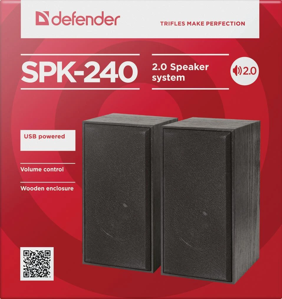 Kompiuterio kolonėlės DEFENDER 2.0 Speaker System 2x3W RMS, SPK240, 65224