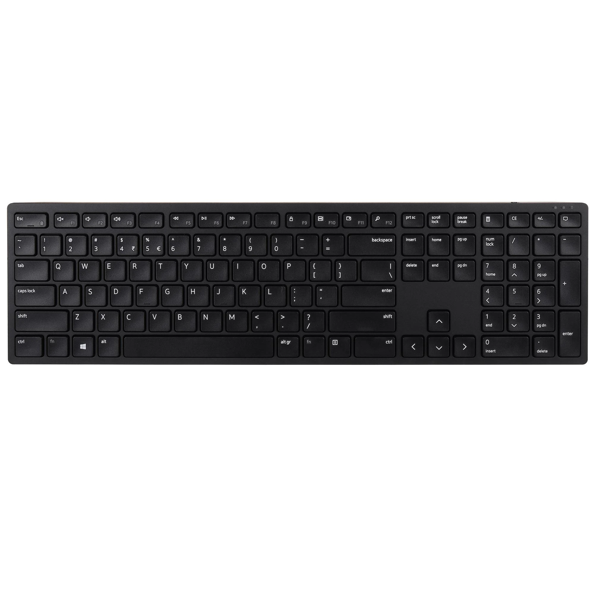 Dell Pro Belaidė klaviatūra ir pelė - KM5221W - US International (QWERTY) - Juodas (RTL BOX)