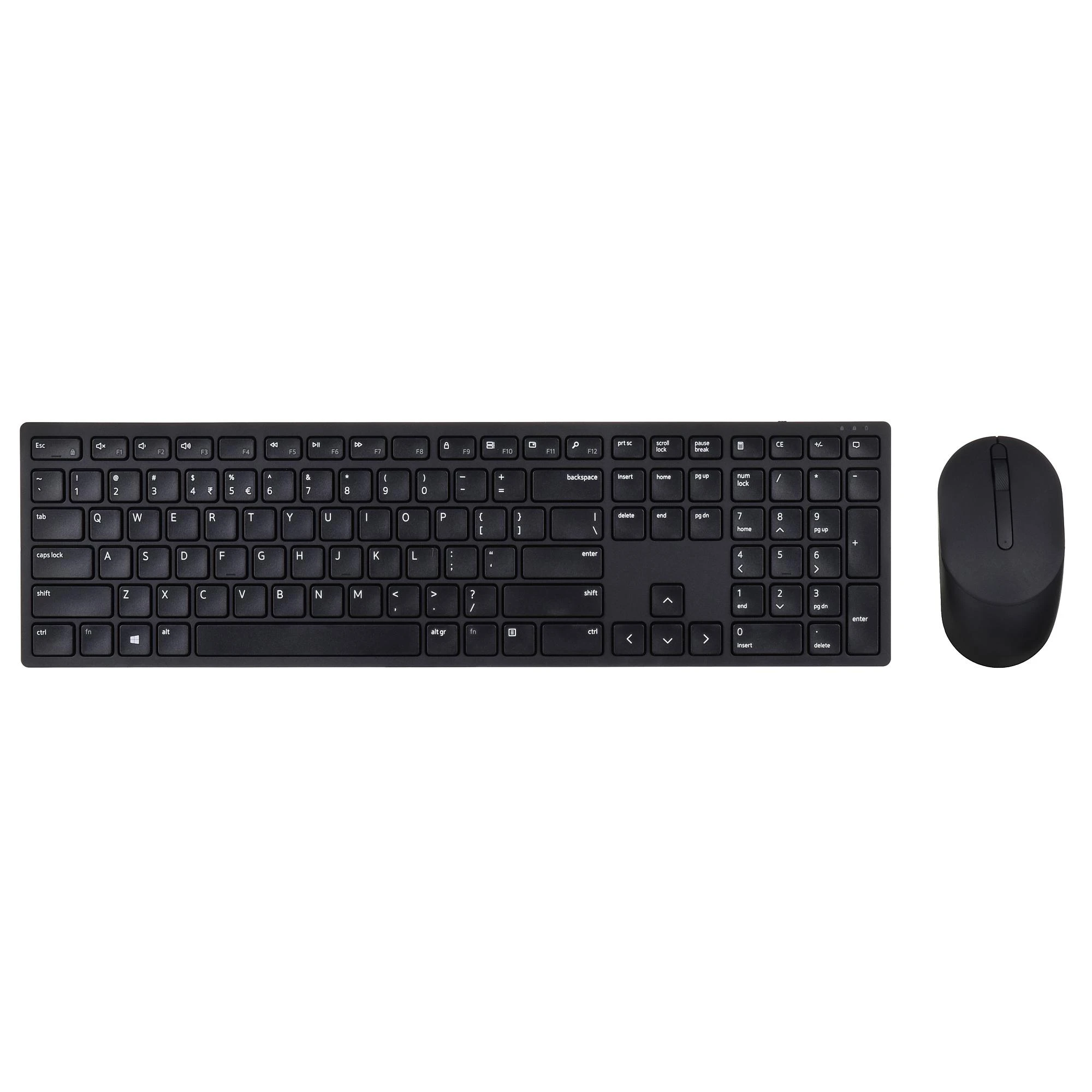 Dell Pro Belaidė klaviatūra ir pelė - KM5221W - US International (QWERTY) - Juodas (RTL BOX)