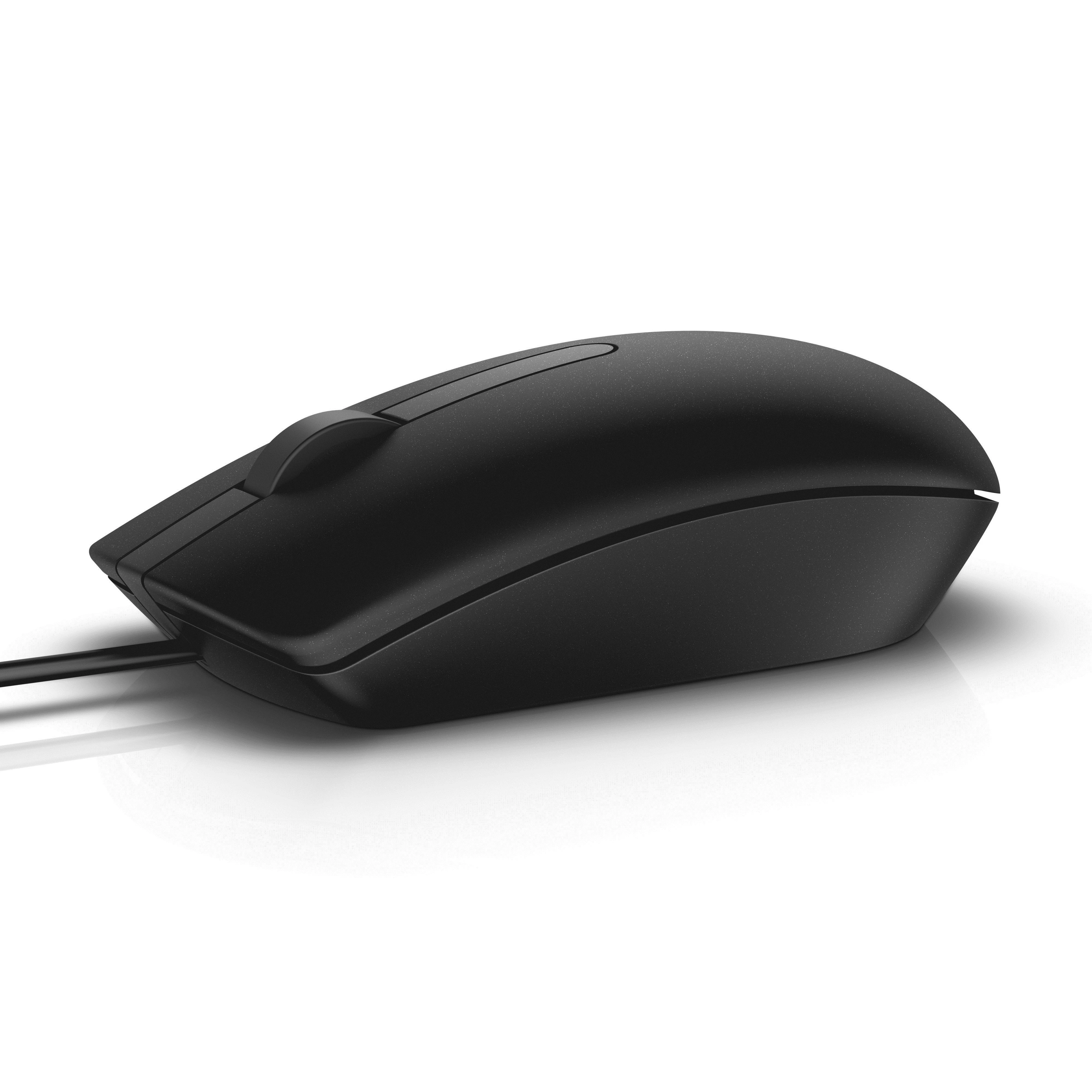 Dell optinė pelė su laidu MS116 (Juoda)