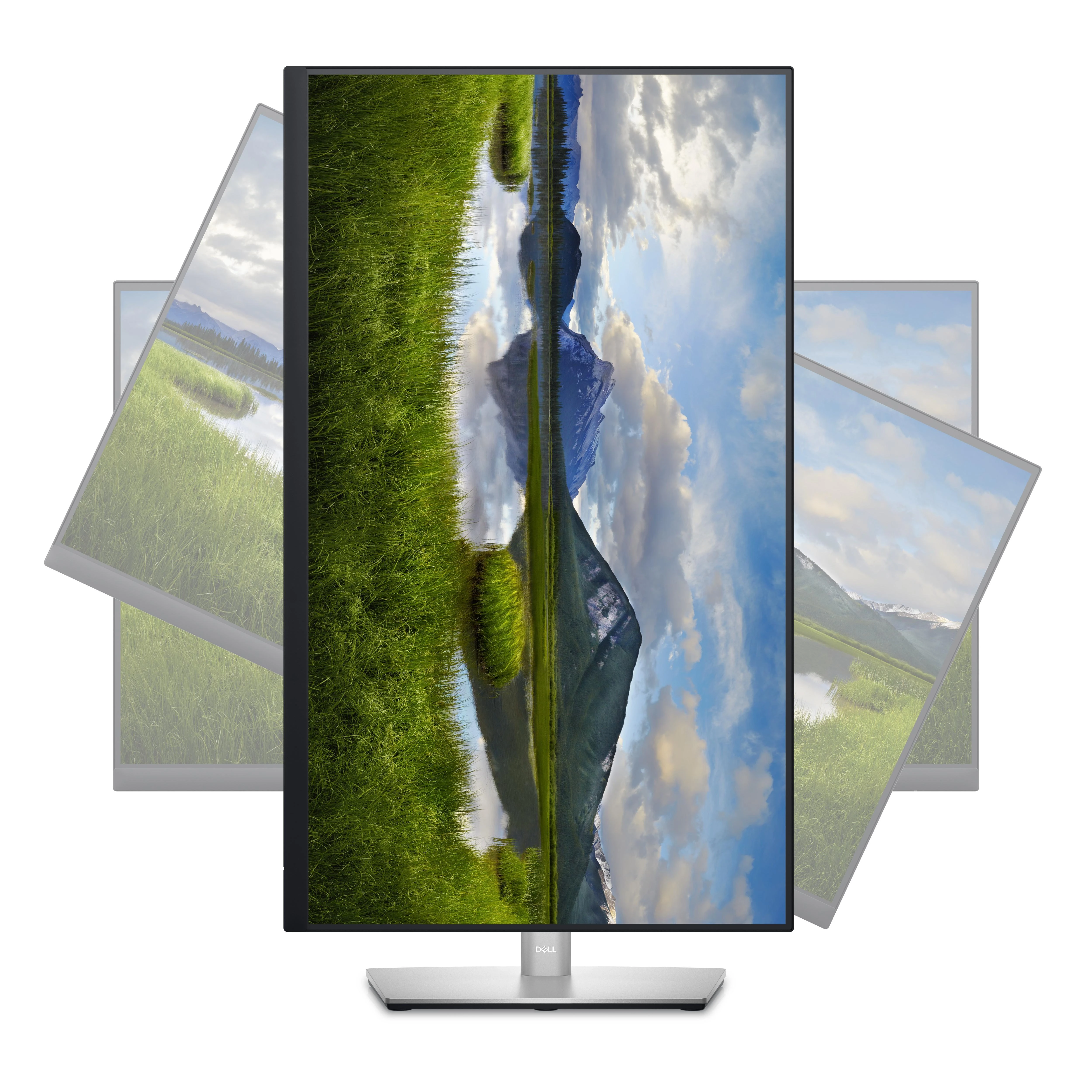 Monitorius Dell P2723QE, 27", IPS, 3840 x 2160, 60 Hz,	350 cd/m², Juodos/Sidabrinės spalvos