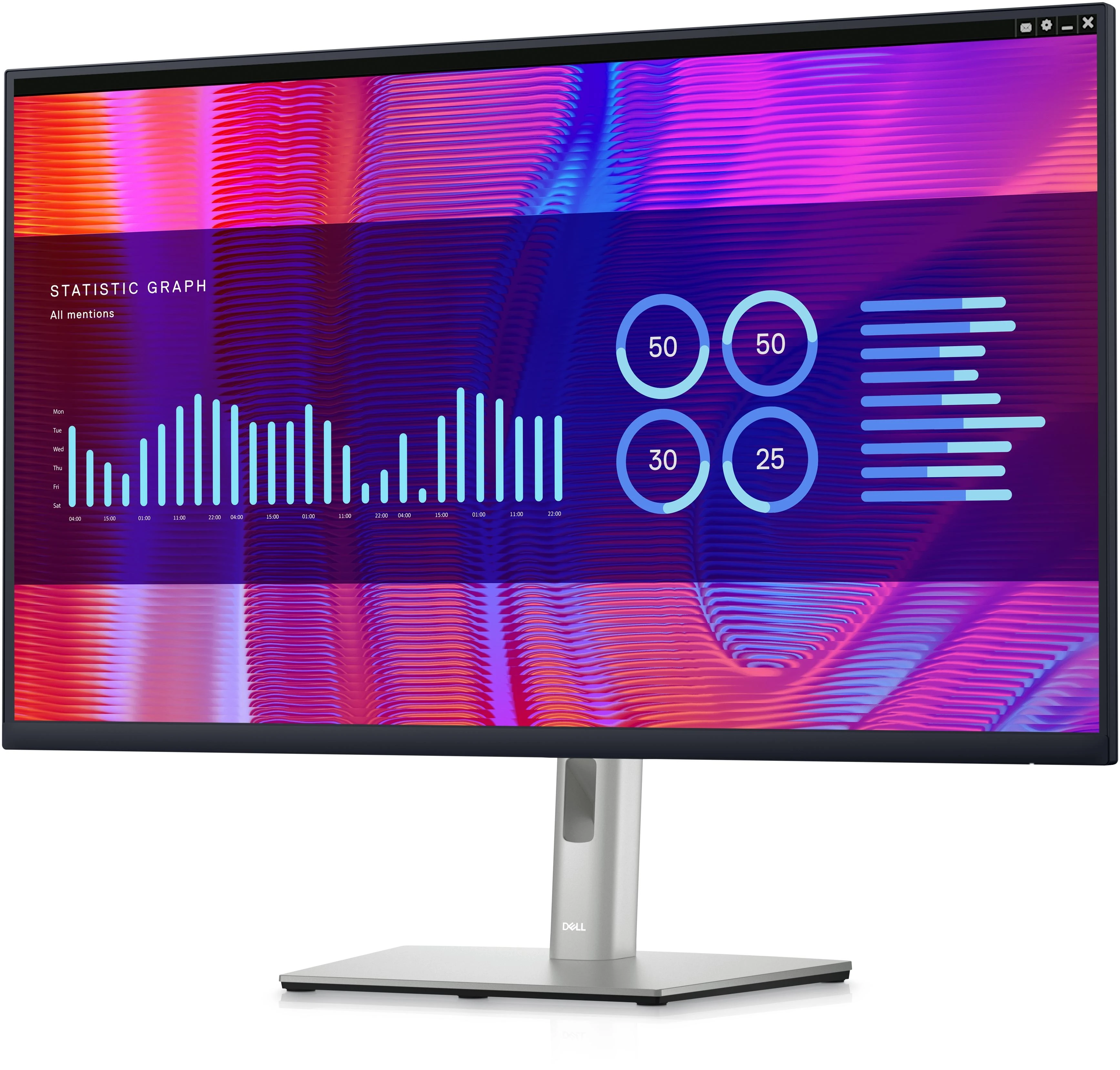 Monitorius Dell P3223DE 31,5", Business/Panel IPS/2560x1440/16:9/60 Hz/Matte/5 ms/Swivel/Pivot/Height adjustable/Tilt