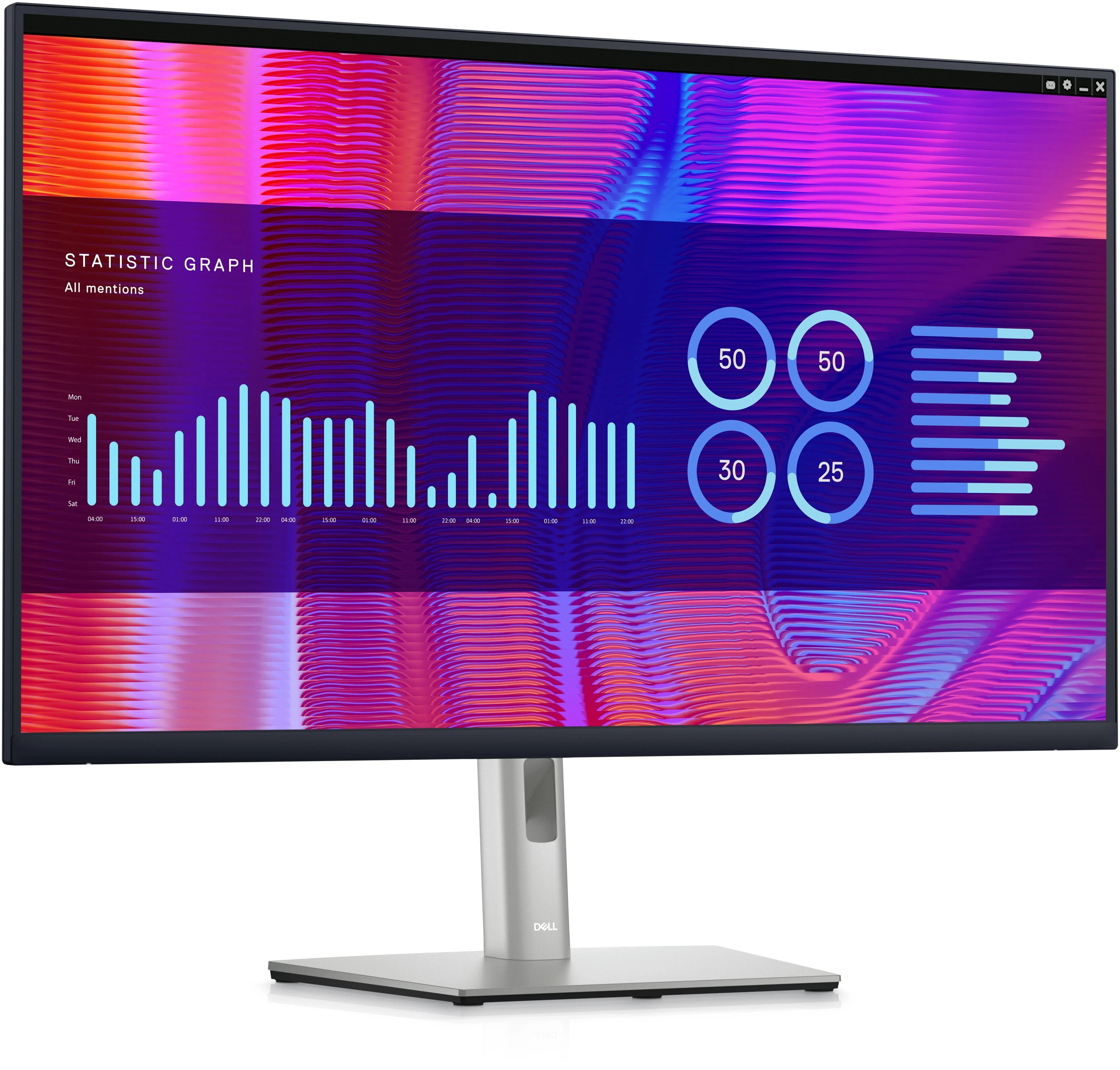 Monitorius Dell P3223DE 31,5", Business/Panel IPS/2560x1440/16:9/60 Hz/Matte/5 ms/Swivel/Pivot/Height adjustable/Tilt