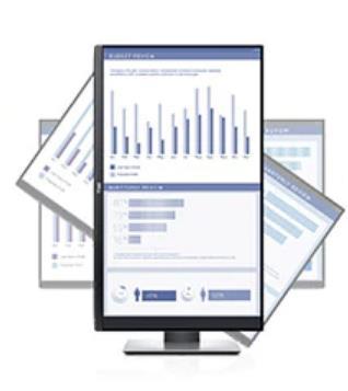 Monitorius Dell P2419H 210-APWU (23,8", IPS/PLS, FullHD 1920x1080, DisplayPort, HDMI, VGA, juodos spalvos)
