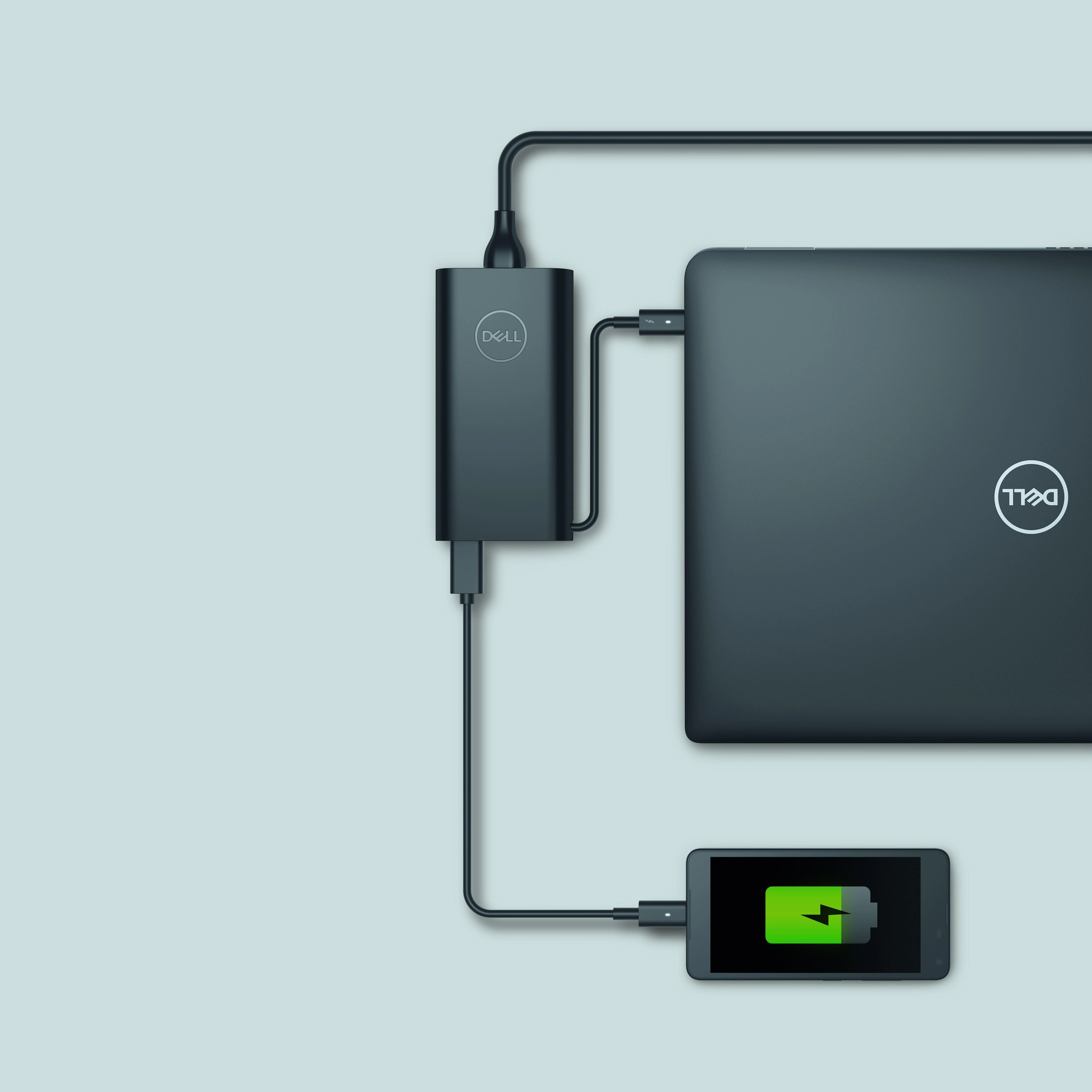 DELL PA901C maitinimo adapteris / inverteris Vidaus 90 W Juoda