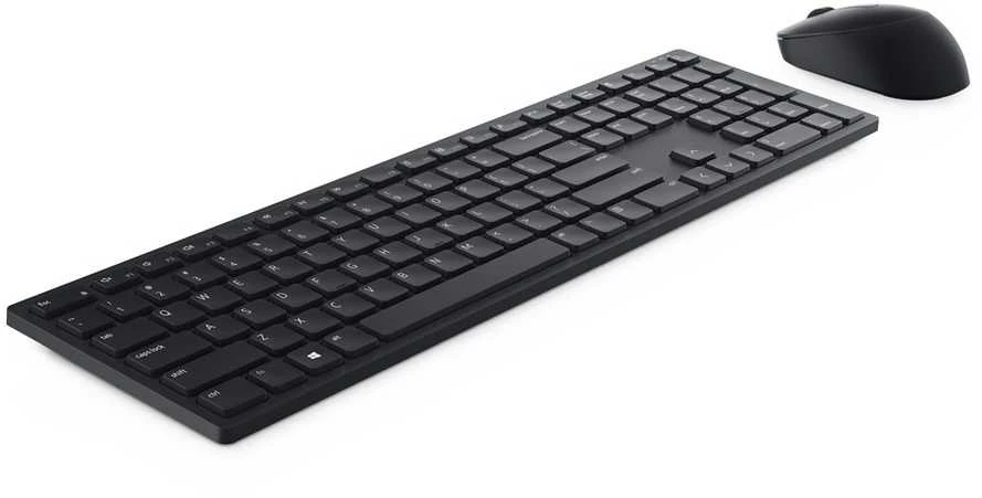 Klaviatūra Dell KM5221W Pro | Klaviatūros ir pelės rinkinys | Wireless | Ukrainian | Juodas | 2.4 GHz