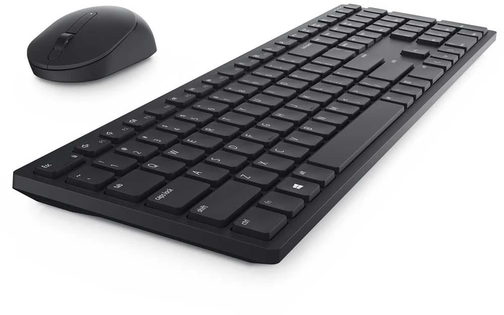 Klaviatūra Dell KM5221W Pro | Klaviatūros ir pelės rinkinys | Wireless | Ukrainian | Juodas | 2.4 GHz