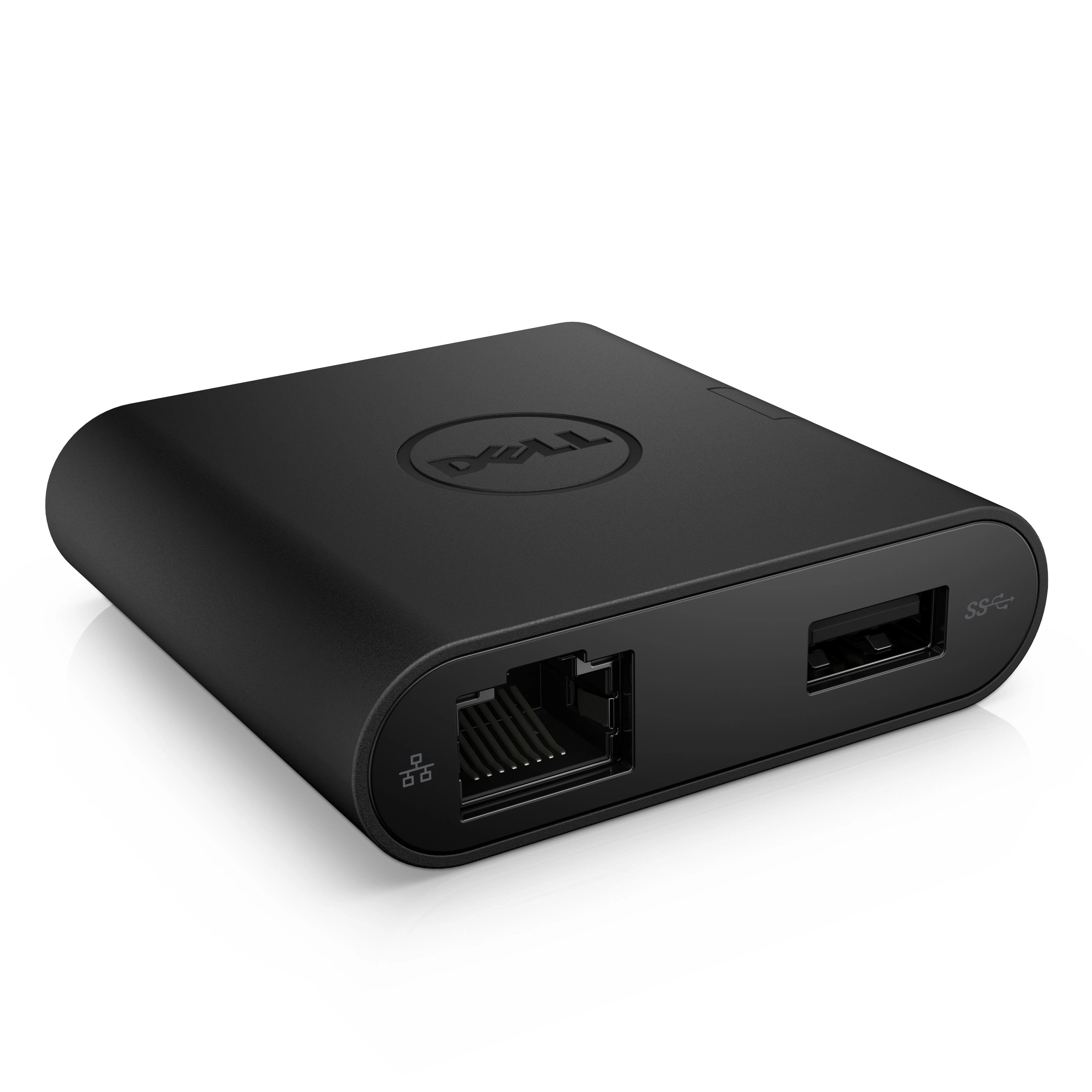 „Dell“ USB C tipo adapteris prie HDMI, VGA, Ethernet, USB 3.0, Gigabito eterneto, DA200