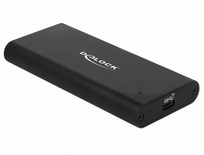 DELOCK išorinis M.2 NVMe PCIe SSD korpusas su SuperSpeed USB 10 Gbps USB 3.1 Gen 2 USB Type-C motele