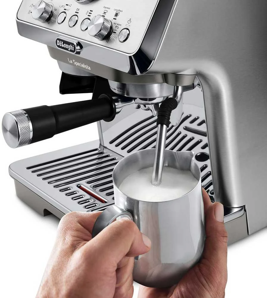 Kavos aparatas Delonghi | | La Specialista Arte Evo EC9255.M | Slėgis 15 bar | Su pieno plakikliu | Manual | Sidabrinis