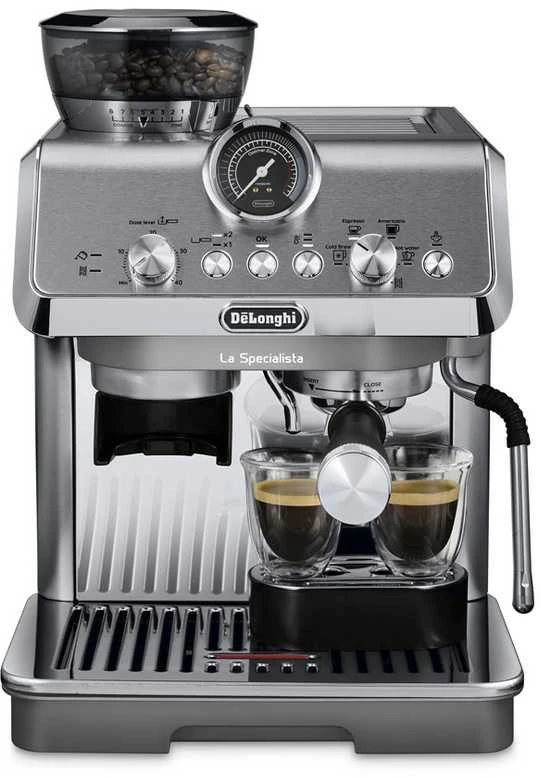 Kavos aparatas Delonghi | | La Specialista Arte Evo EC9255.M | Slėgis 15 bar | Su pieno plakikliu | Manual | Sidabrinis