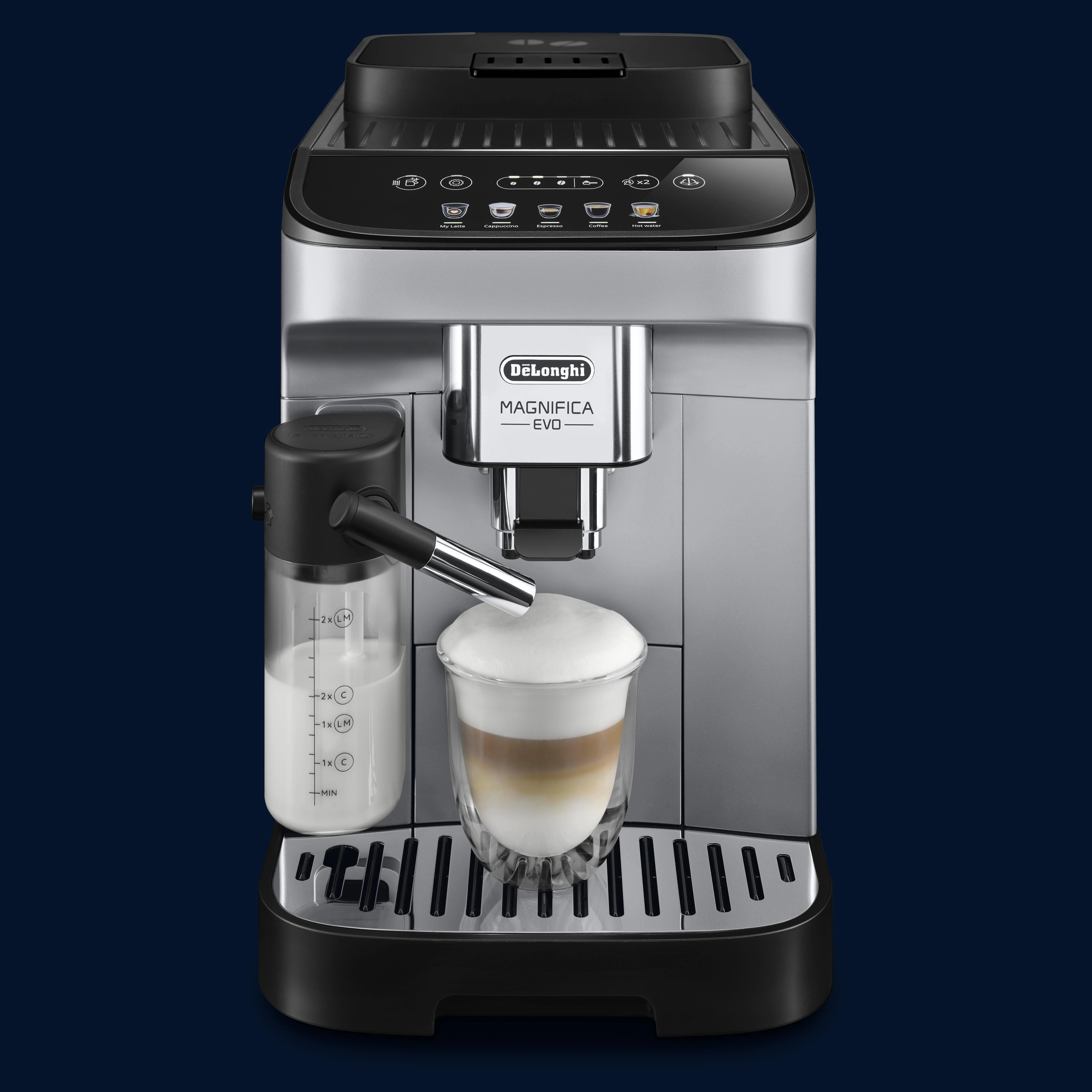 Kavos aparatas De’Longhi ECAM290.61.SB Magnifica Evo automatinis, Sidabro / juodos spalvos