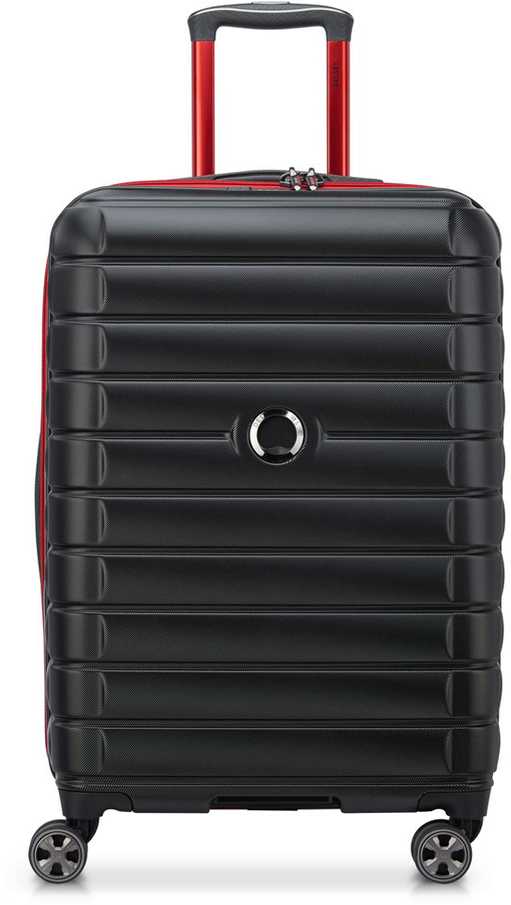 Kelioninis DELSEY lagaminas SHADOW 5.0 66CM 4 DVIGUBI RATAI IŠplečiamas VEŽIUKAS Juodas