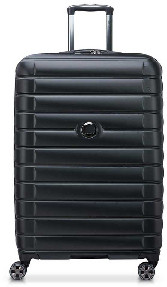 Kelioninis DELSEY WALIZKA SHADOW 5.0 75CM 4 DOPPELTE RÄDER ERWEITERBARER TROLLEY KOFFER JUODA