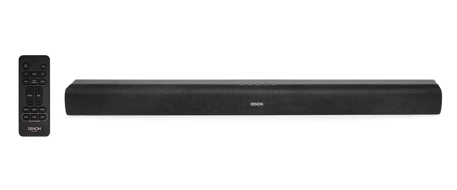 Namų kino sistema Denon garso juosta su integruotu žemųjų dažnių garsiakalbiu, Bluetooth, 100 W, DHT-S216