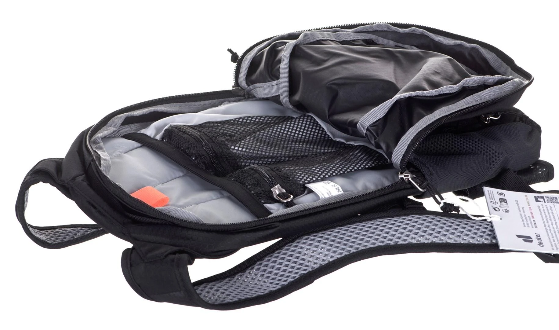 Juoda Deuter Race 8 l kuprinė