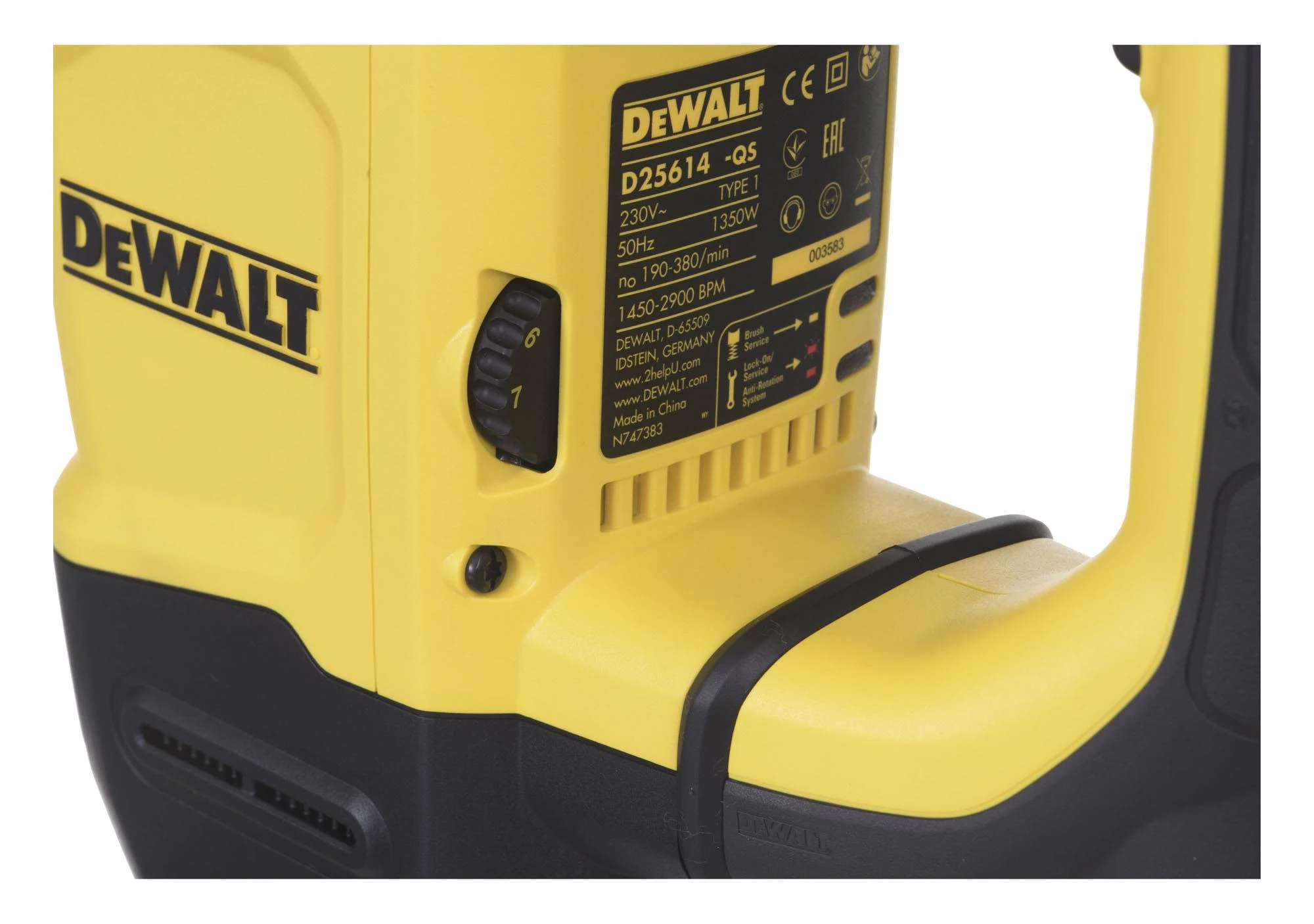 Perforatorius DeWalt D25614K-QS; 10,5 J; SDS-maks