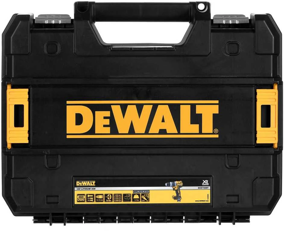 DeWalt Akumuliatorinis suktuvas gręžtuvas 18V DCD796NT be akumuliatoriaus ir kroviklio