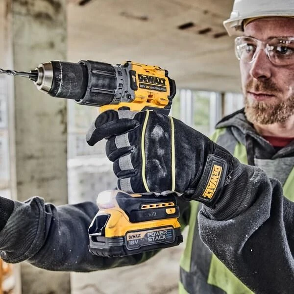 Smūginis gręžtuvas-suktuvas DeWalt DCD805E2T-QW; 18 V; 2x1,7 Ah akum.