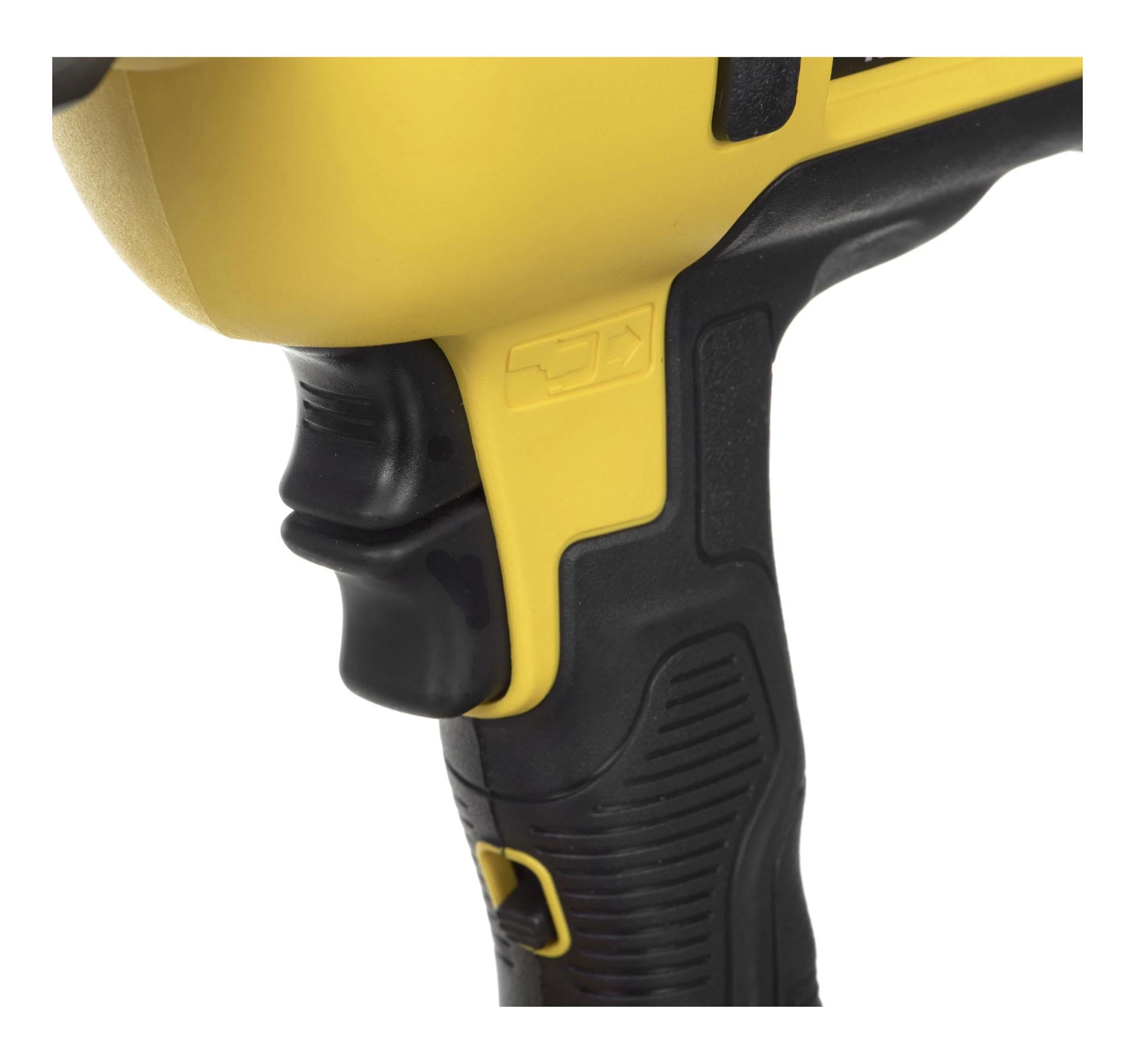 DeWalt DCE580N-XJ hermetiko pistoletas: rankenos detalė