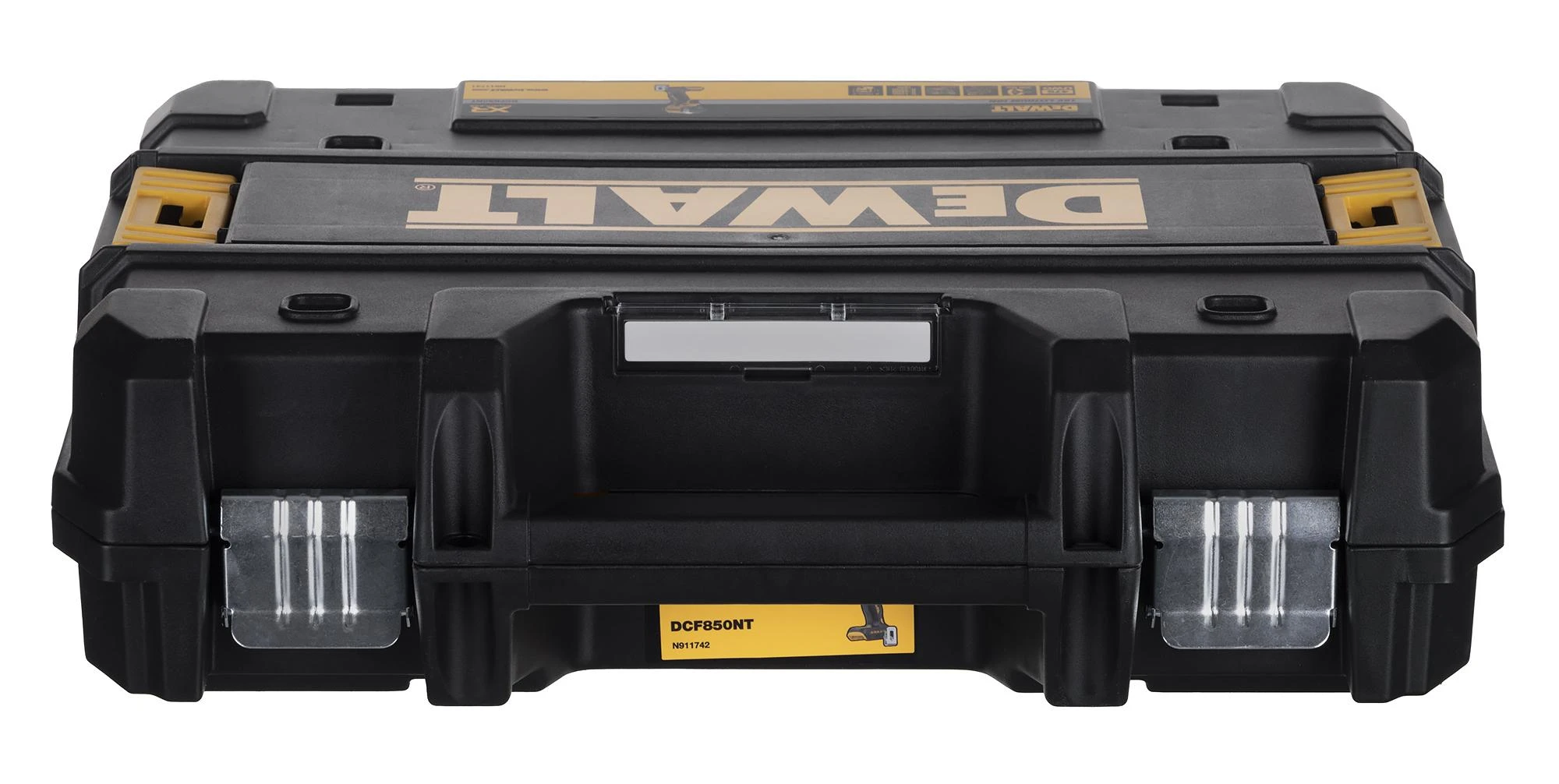 Akumuliatorinis smūginis suktuvas DEWALT 18V DCF850NT-XJ su lagaminu TSTAK be akumuliatoriaus ir kroviklio