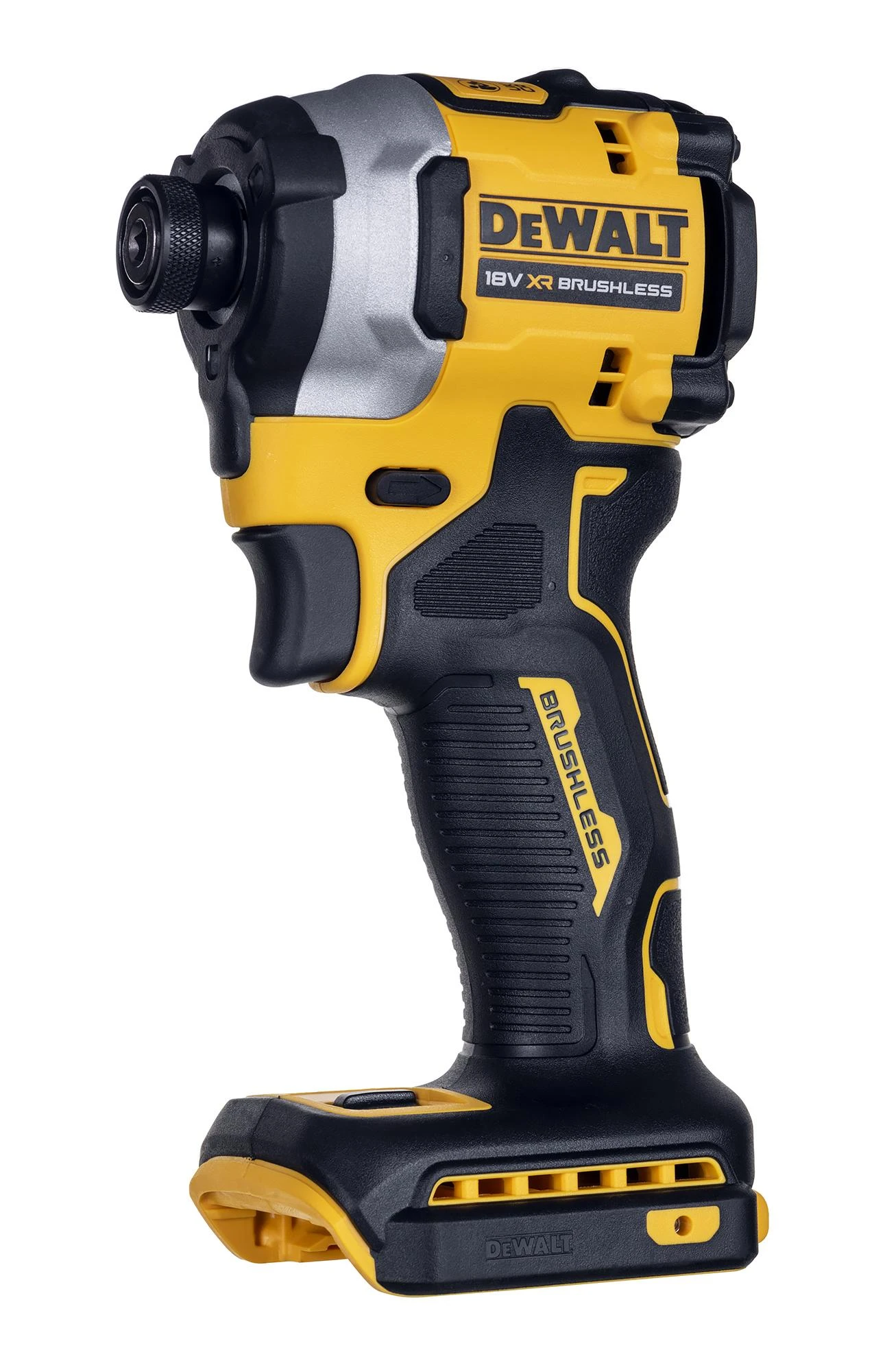 DeWalt 18V XR smūginis suktuvas, šoninis vaizdas