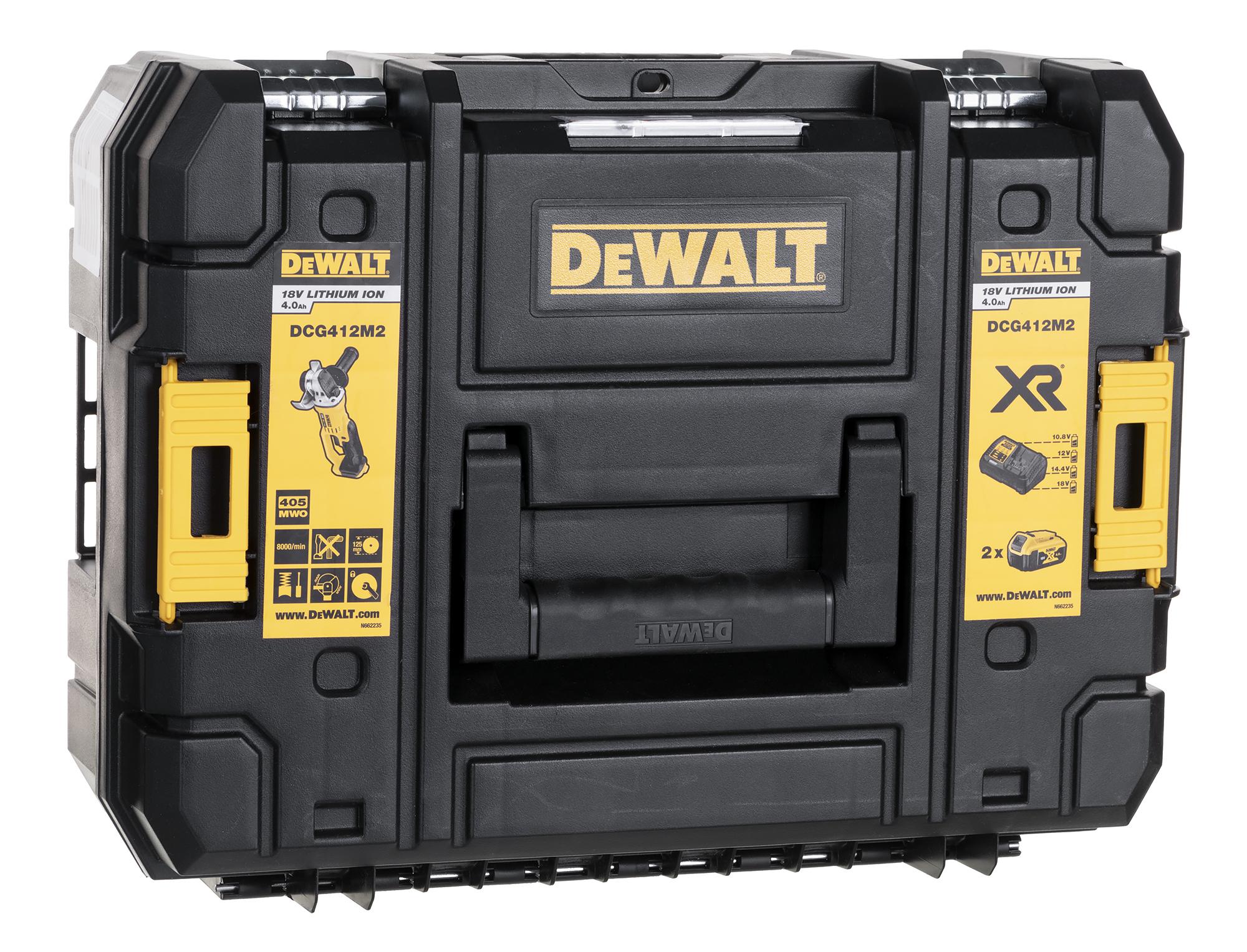 Kampinis šlifuoklis DeWalt DCG412M2-QW