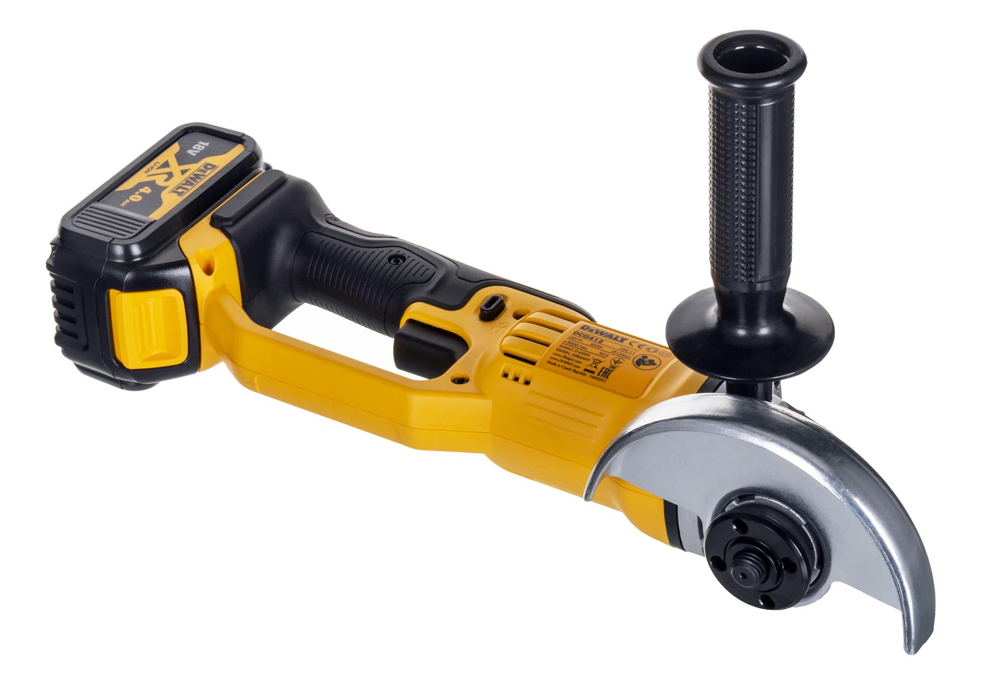 Kampinis šlifuoklis DeWalt DCG412M2-QW