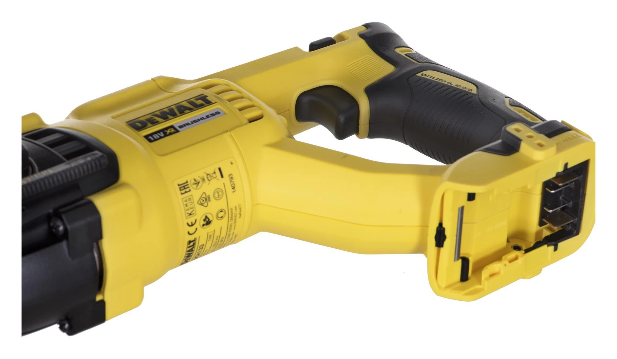 DeWalt akumuliatorinis perforatorius DCH133N-XJ be akumuliatoriaus ir kroviklio