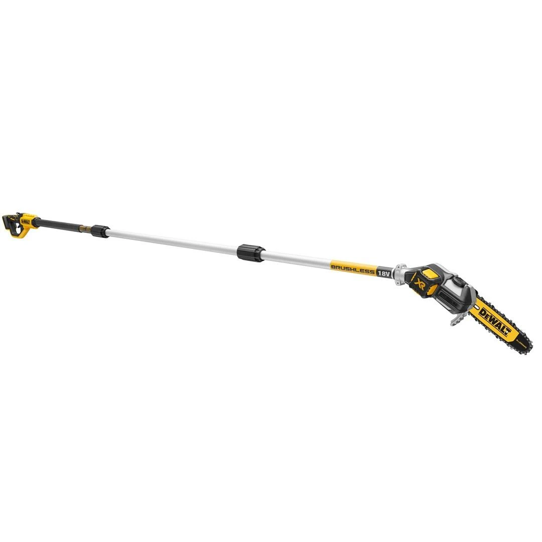DEWALT teleskopinė aukštapjovė DCMPS567N, 18V, 20cm, ilgis 2-3m, be akumuliatoriaus ir kroviklio