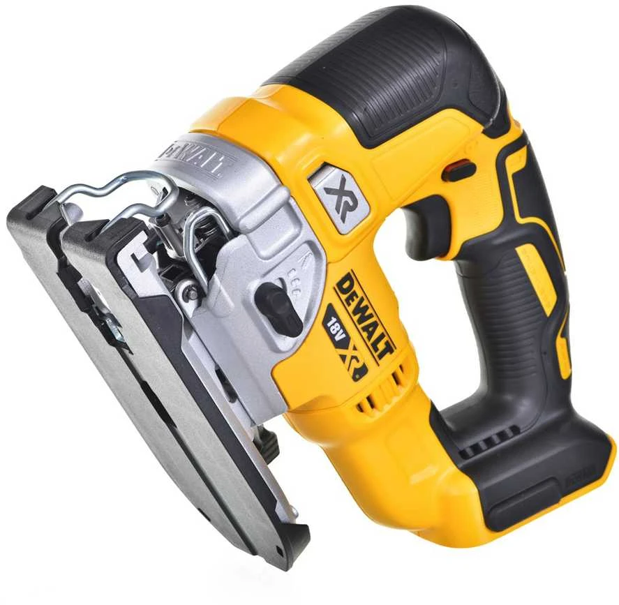 Akumuliatorinis siaurapjūklis DeWalt DCS334P2-QW; 18 V; 2x5,0 Ah akum.