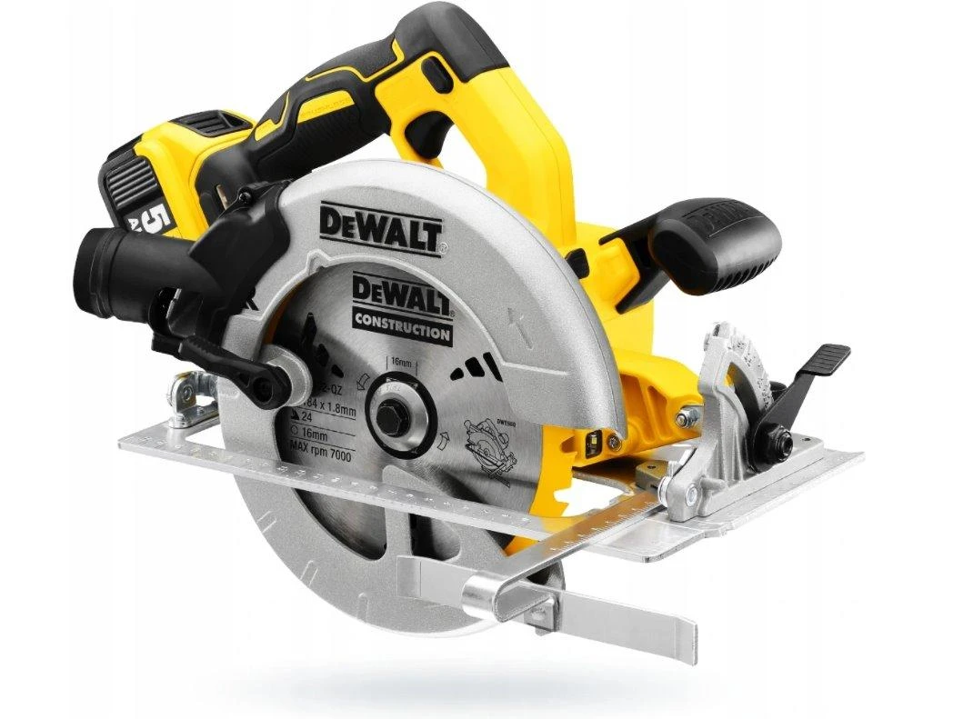 Akumuliatorinis diskinis pjūklas Dewalt DCS570P2 18V 2x5Ah