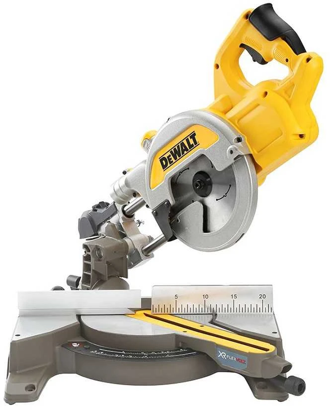 Diskinis kampinis pjūklas FV216mm be akum. ir pakrovėjo DEWALT