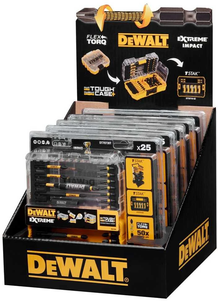 Sukimo antgalių rinkinys DeWalt DT70730T-QZ; 25 vnt.
