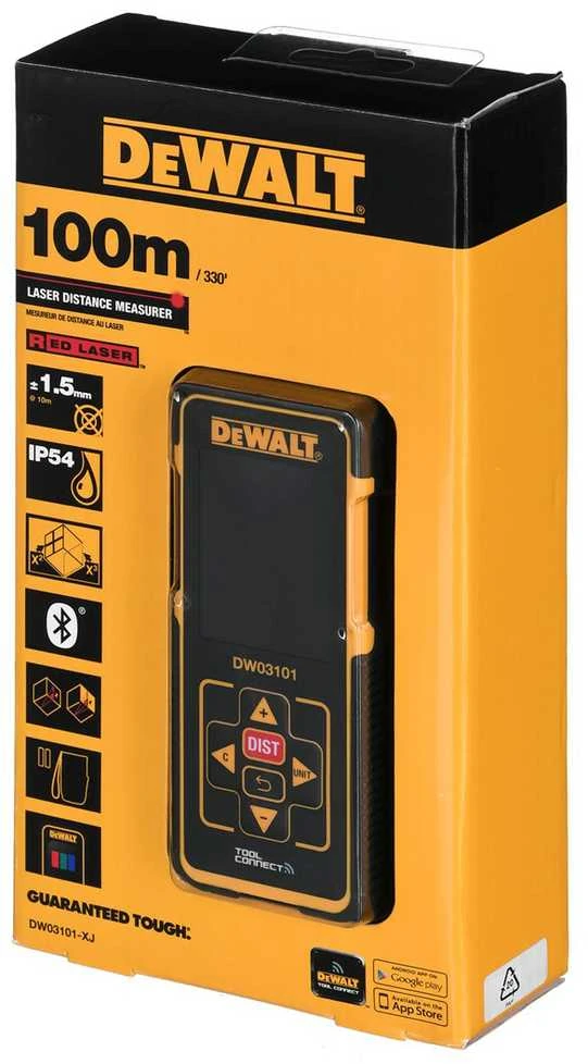 DeWALT atstumų matuoklis DW03101 100m