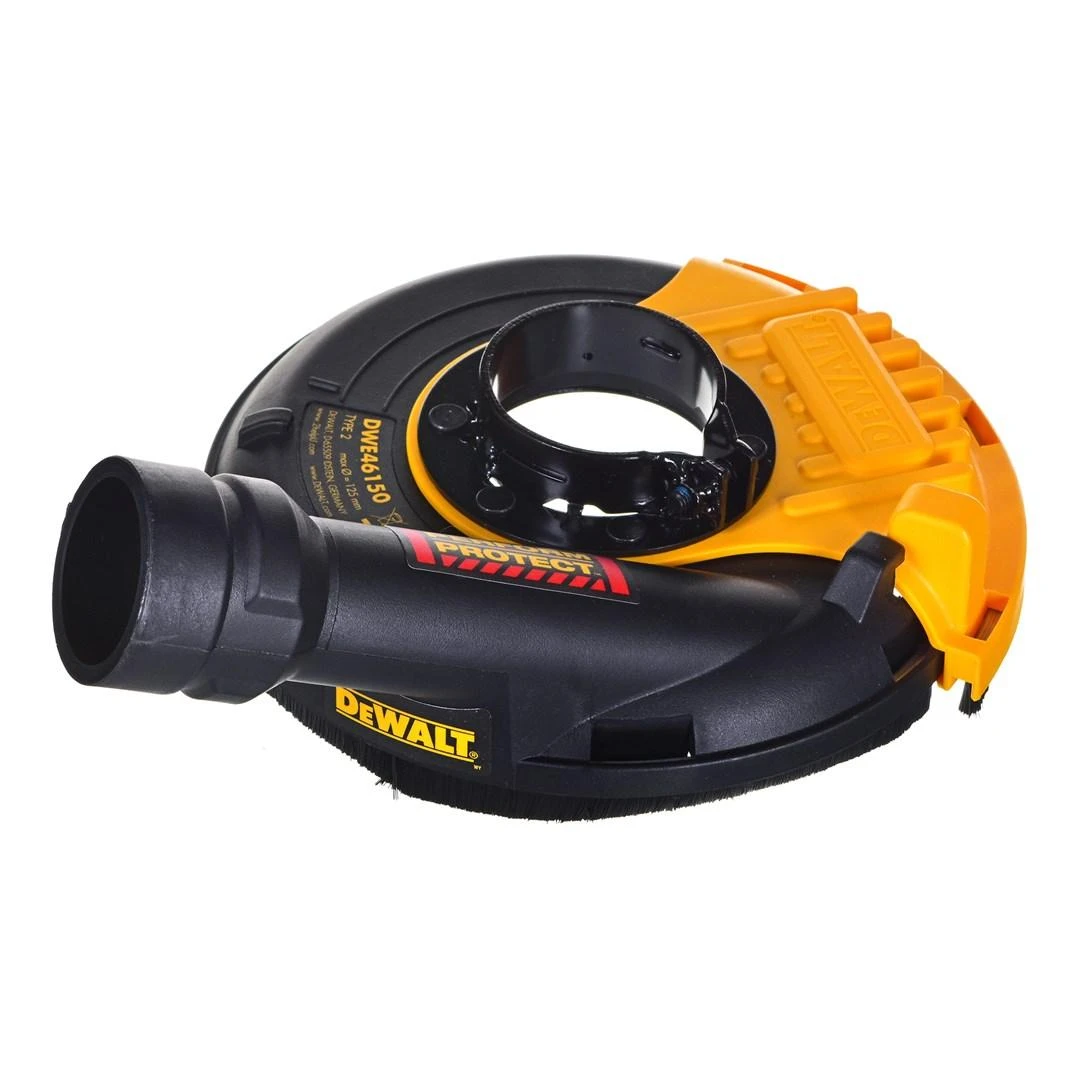 Apsauginis gaubtas su dulkių nusiurbimu kampiniams šlifuokliams DeWalt DWE46150