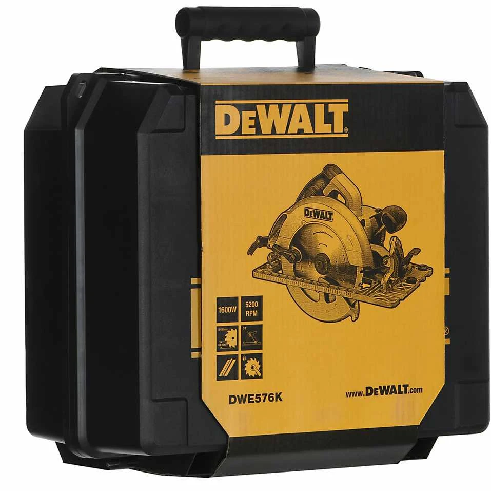 Elektrinis diskinis pjūklas DEWALT DWE576K, 1600W, 61 mm