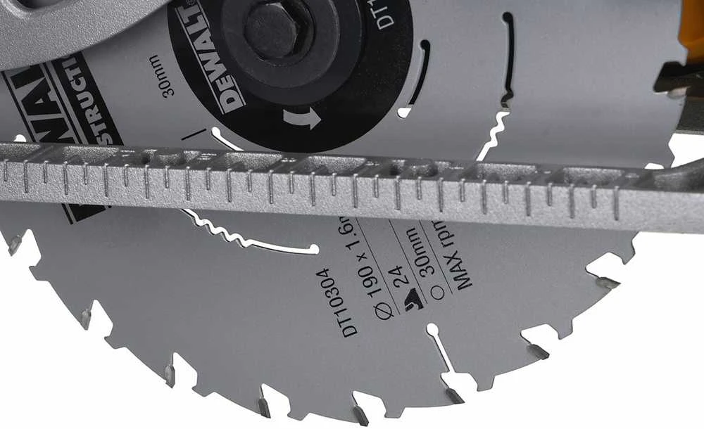 Elektrinis diskinis pjūklas DEWALT DWE576K, 1600W, 61 mm