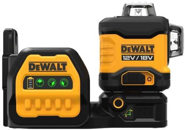 DeWalt kryžminių linijų lazerinis nivelyras DCE089NG18, 12V/18V, žalias, be akumuliatoriaus ir kroviklio