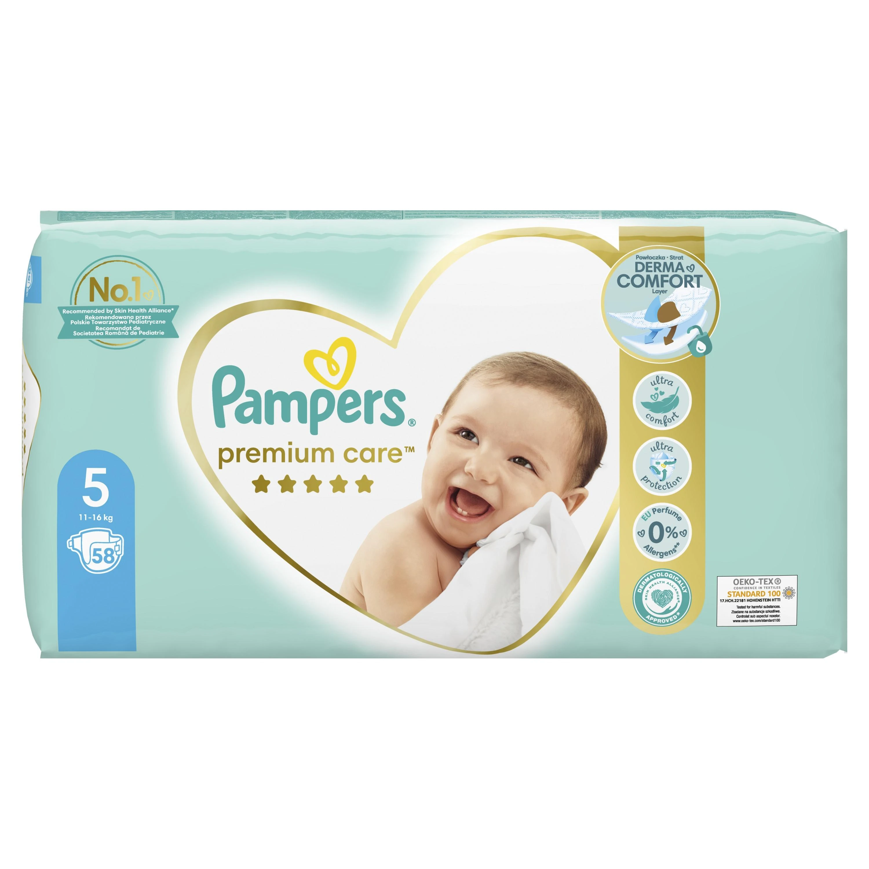 PAMPERS PC JP 5-JUNIOR 58 NEW
