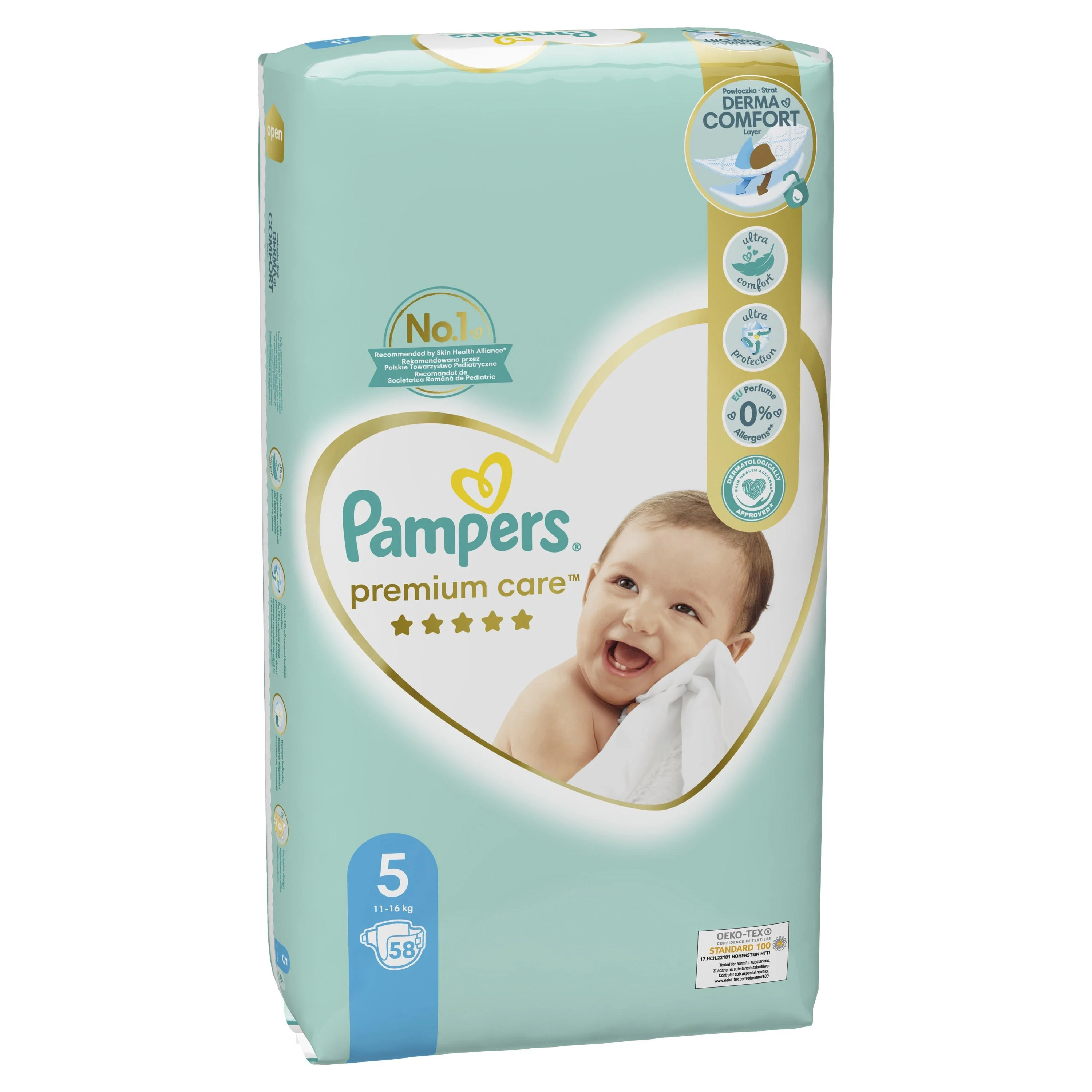 PAMPERS PC JP 5-JUNIOR 58 NEW
