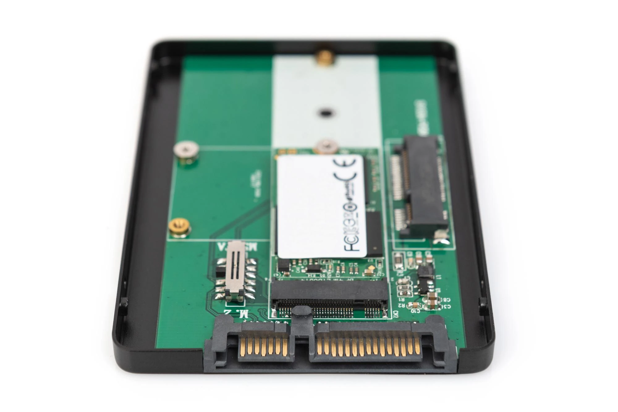 Assmann Electronic DIGITUS 2,5" SATA HDD korpusas M.2 arba mSATA SATA 3 6Gbit/s rašymo greitis iki 520MB/s