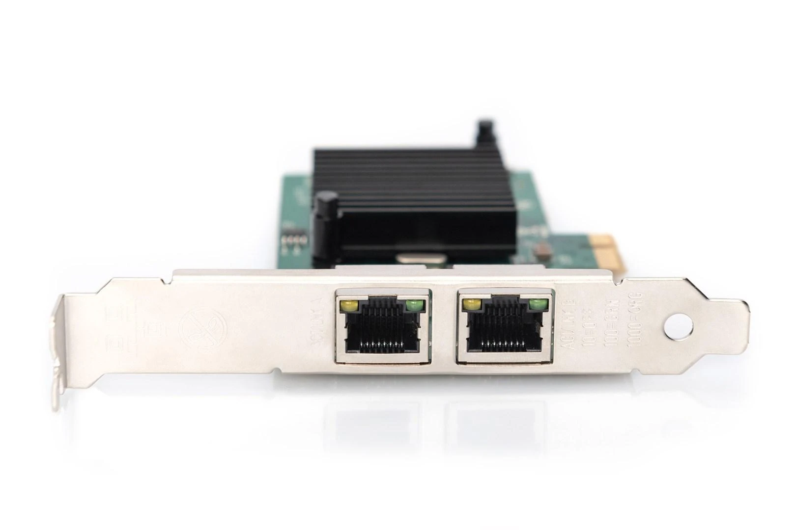 Assmann Electronic DIGITUS DN-10132 Gigabit Ethernet PCI Express kortelė 2 prievadų 32 bitų žemo profilio laikiklis Intel mikroschemų rinkinys