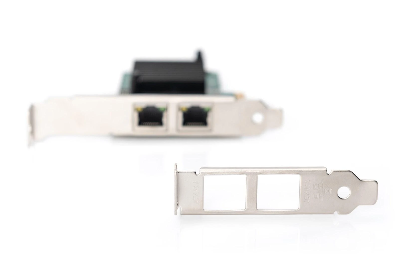 Assmann Electronic DIGITUS DN-10132 Gigabit Ethernet PCI Express kortelė 2 prievadų 32 bitų žemo profilio laikiklis Intel mikroschemų rinkinys